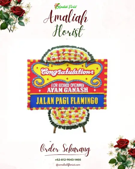 Sewa Papan Bunga Margo Dadi